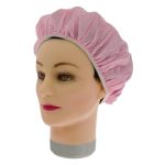 Шапочка для душа розовая