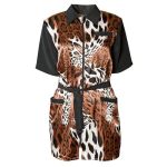 Халат для парикмахера"Leopard"
