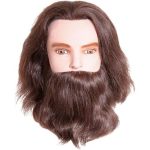 Голова учебная KARL с усами и бородой