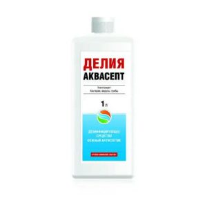 Делия-Аквасепт 1л дез.средство (кожный антисептик без спирта)