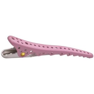 Зажимы Y.S.Park Shark Clip YS-17*08 (8 шт.) светло-розовые
