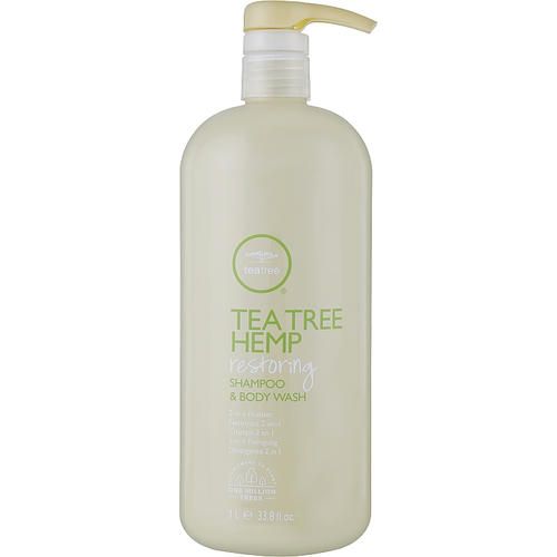 Восстанавливающий шампунь 2в1 Paul Mitchell Tea Tree Hemp Restoring Shampoo & Body Wash — изображение 3