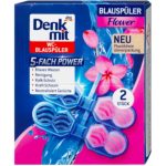 Блок в туалет Denkmit WC-Stein Blauspгler Flower Цветочный всплеск, 2 шт. 96 g