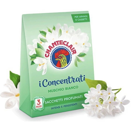 Освежитель в гардероб Chanteclair iConcentrati Muschio Bianco 3 шт