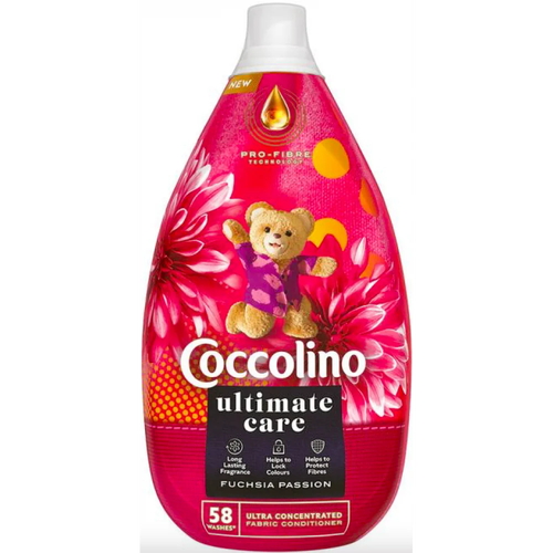 Парфюмерный кондиционер Coccolino Deluxe Fuchsia Passion цветок фуксия 870 мл