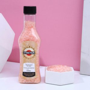 Соль для ванны во флаконе 'Счастья!', аромат апельсиновый фреш, 320г