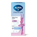 AURA PREMIUM Прокладки женские ежедневные ультратонкие LIGHT 40шт