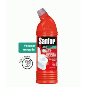 Чистящее средство для унитаза Sanfor 750мл Антиржавчина