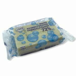 Мыло хозяйственное ГОСТ-30266-95 150г 72% универсальное в упаковке