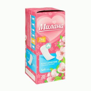 Прокладки ежедневные Милана 20шт Soft Deo Весенние цветы