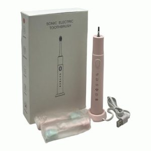 Зубная щетка электрическая 2 сменные насадки, 5 режимов, станция USB