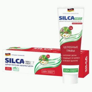Зубная паста Silcamed 130г целебные травы