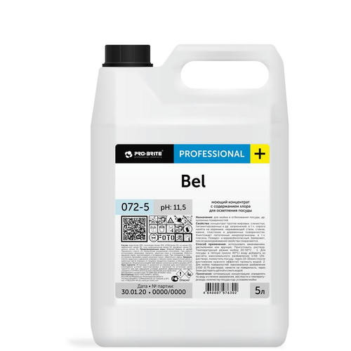 Pro-Brite: Бел 5л для мойки, отбеливания и дезинфекции посуды