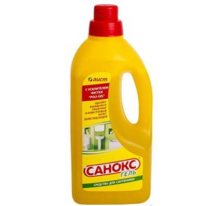 Чистящее средство: САНОКС-ГЕЛЬ 1,1кг гель для сантехники