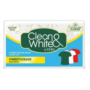 Хозяйственное мыло CLEANWHITE универсальное Duru 120гр