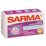 Мыло хозяйственное против пятен Sarma Невская косметика 140мл/гр