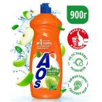 Средство для мытья посуды Яблоко-Мята AOS 900мл