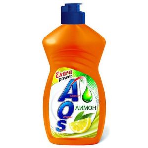 Средство для мытья посуды Лимон 450 мл AOS