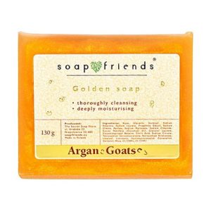 Золотое мыло с аргановым маслом и протеинами козьего молока, Soap Friends Argan & Goats Golden Soap