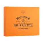 Набор (soap/40g + oil/20ml + f/cr/75ml + comb), Scottish Fine Soaps Men’s Grooming Thistle & Black Pepper