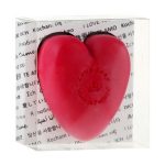 Натуральное мыло "Сердце" в подарочной коробке, Essencias De Portugal Love Soap Transparent Box