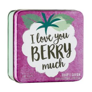 Мыло для тела в металлической коробке "Ягода", Scottish Fine Soap In A Tin Fruits Berry Soap