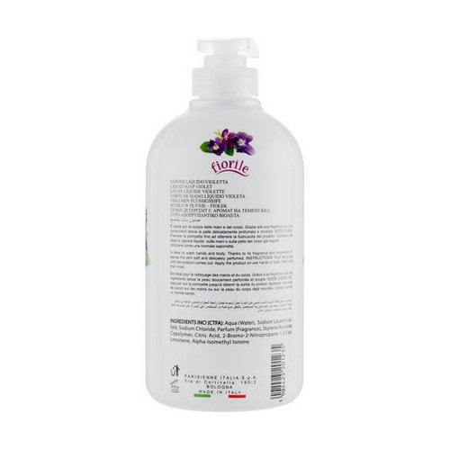 Жидкое мыло "Фиалка", Parisienne Italia Fiorile Violet Liquid Soap — изображение 2
