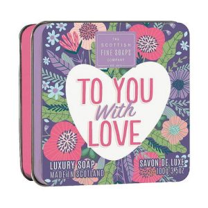 Мыло "Тебе, с любовью", Scottish Fine Soaps To You with Love Soap In A Tin