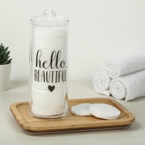Органайзер для ватных дисков Hello, beautiful,20 х 8 см