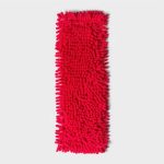 Насадка для плоской швабры Доляна, 43x13 см, 80 гр, микрофибра букли, цвет красный