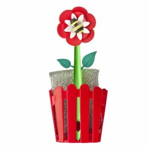 Щётка для посуды + губка на подставке Vincents farm