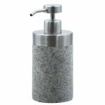 Дозатор для жидкого мыла Stone, цвет серый