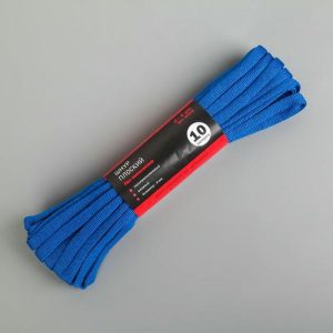 Шнур плоский, d=8 мм, длина 10 м, цвет МИКС