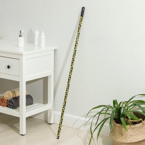 Черенок металлический с цветным принтом, 118,5 см, цвет МИКС