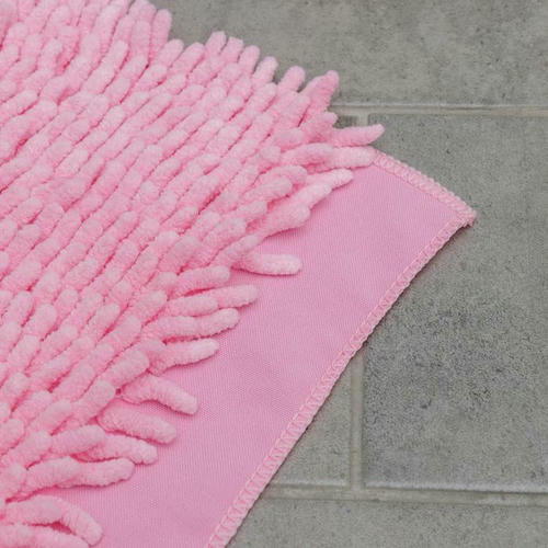 Насадка для швабры с зажимом-бабочкой, микрофибра толстая букля, 30x20 см, цвет МИКС — изображение 2