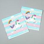 Салфетки бумажные «Радужный единорожка», в наборе 20 шт