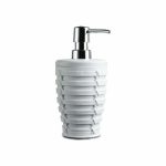 Дозатор для жидкого мыла Palm, пластик, цвет белый, 350 мл