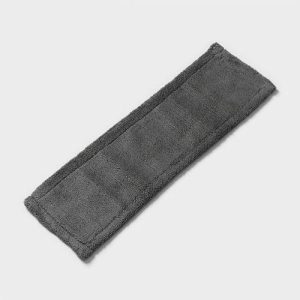Насадка для плоской швабры Доляна, 42x12 см, 60 гр, микрофибра, цвет серый