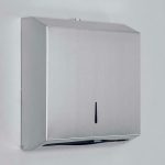 Диспенсер для бумажных полотенец EFOR «Практик», на 300 полотенец, нержавеющая сталь