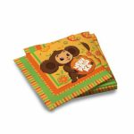 Салфетки бумажные трехслойные «Чебурашка», 33 x 33 см, 20 шт