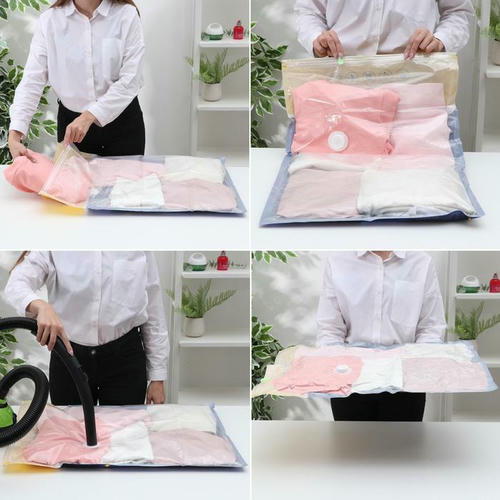 Вакуумный пакет для хранения вещей «Оленёнок», 50x69 см, толщина 0,08 см — изображение 2