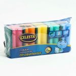 CELESTA губки для мытья посуды Профильные 5шт