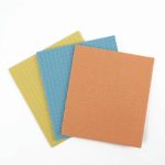 Салфетки для влажной уборки губчатые 15x17 см, целлюлоза, 3 шт