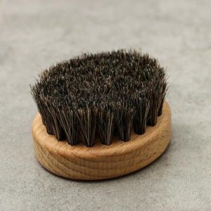 Щётка хозяйственная, 7x6x1,6 см, бук, 42 пучка, натуральный конский волос
