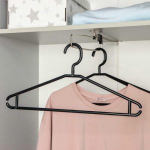 Вешалки для одежды MULTI, 3 шт, цвет чёрный