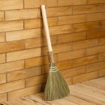 Веник с деревянной ручкой, 60 см, бамбук