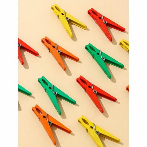 Прищепки бельевые «Пингвин», 8 см, 12 шт, цвет МИКС — изображение 2