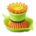 Щётка для посуды Flower power, цвет МИКС