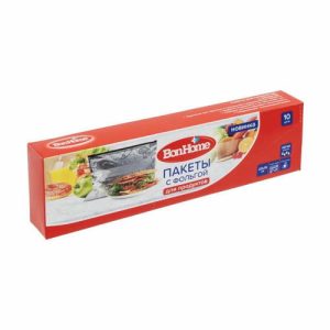 Пакеты с фольгой для продуктов, BonHome, 23х15 см, 10 шт