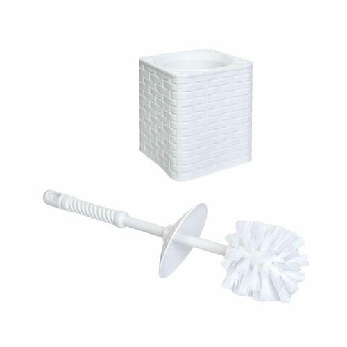 Комплект для туалета "Ротанг", ёршик и подставка, в ассортименте — изображение 2